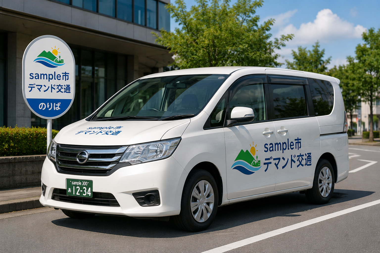 AIデマンド型バス「サンプ～ル」